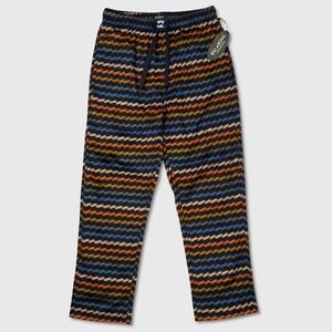 Billabong Fleece Pajama / Lounge Pants - NWT Mens Medium Logo Stripe - #48588-E1